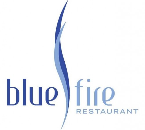Blue Fire Restaurant Logo