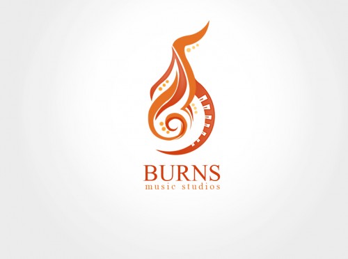 Burns Music Studios Logo