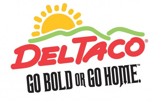 DelTaco Go Bold Or Go Home logo