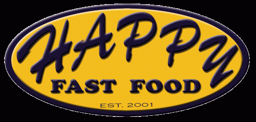 Happy Fast Food Logo