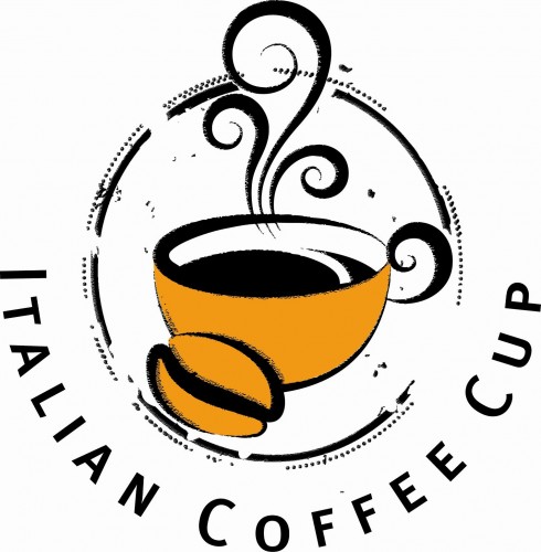 Italian Coffee Cup Logo