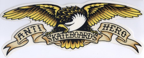 Anti Skateboards Hero Logo