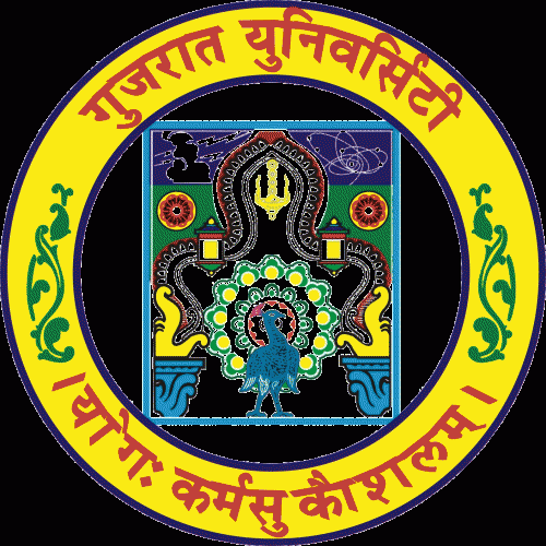 Gujarat University Logo