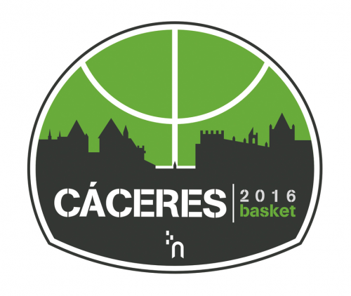 Cáceres Ciudad del Baloncesto Logo