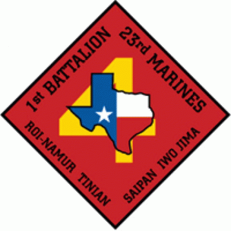1st Battalion 23rd Marine Regiment Usmcr Logo