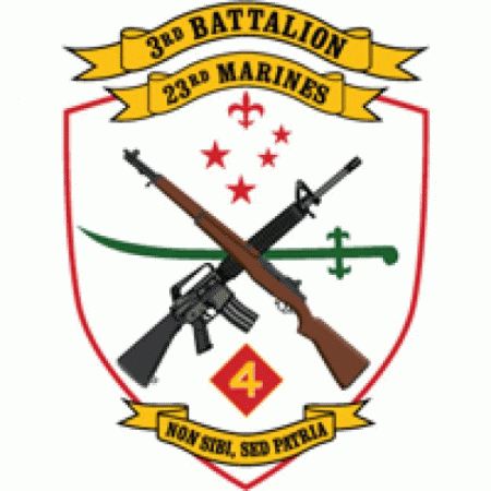 3rd Battalion 23rd Marine Regiment Usmcr Logo