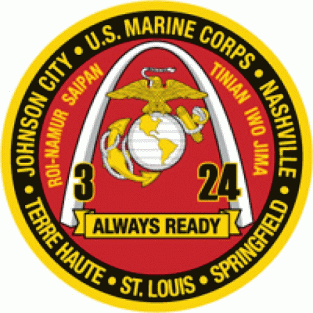 3rd Battalion 24th Marine Regiment Usmcr Logo