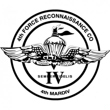 4th Force Reconnaissance Co Logo