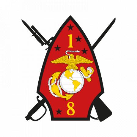 1st Battalion 8th Marine Regiment Vector Logo