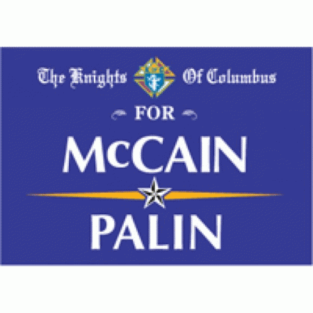 Knights Of Columbus For McCain Palin Logo