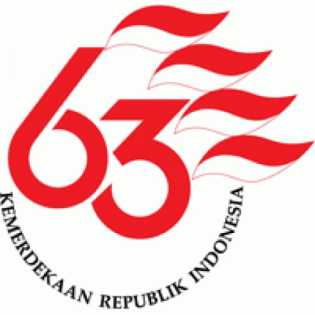 63th Independence Day Of Republic Of Indonesia Logo