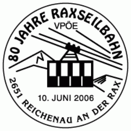 80 Jahre Raxseilbahn Reichenau An Der Rax Logo