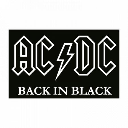 Ac Dc Black Vector Logo