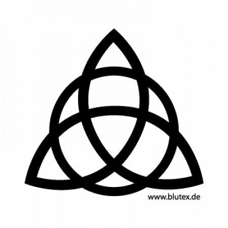 Charmed Triquetra Knot Logo Vector
