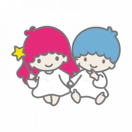 Little Twin Stars Vector Logo