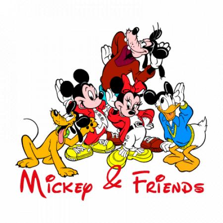 Mickey & Friends Vector Logo