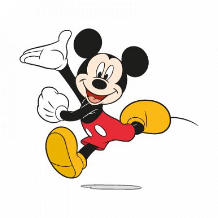Mickey Mouse Character Vector Logo