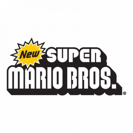 New Super Mario Bros Nintendo Vector Logo