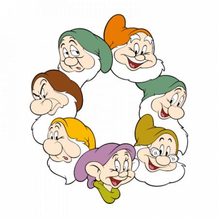Seven Dwarfs Vector Logo