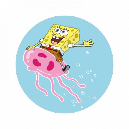 Sponge Bob Cartoon Vector Logo