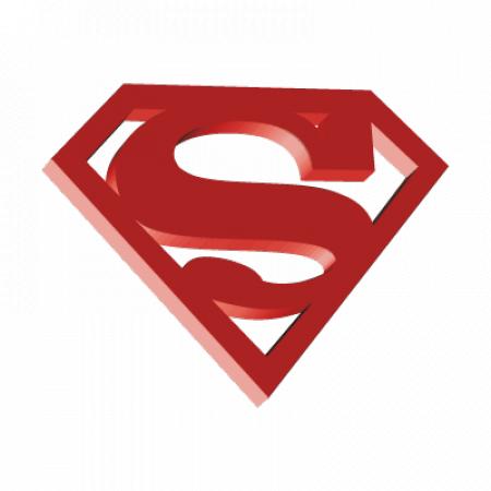 Superman 3d Vector Logo