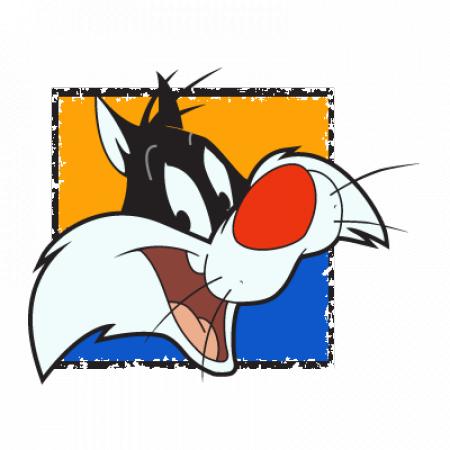 Sylvester Cartoon Vector Logo