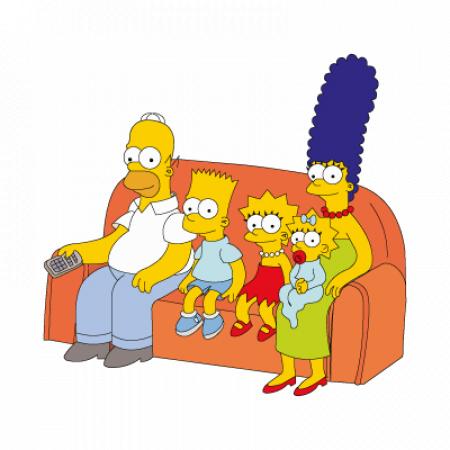 The Simpsons Family Vector Logo
