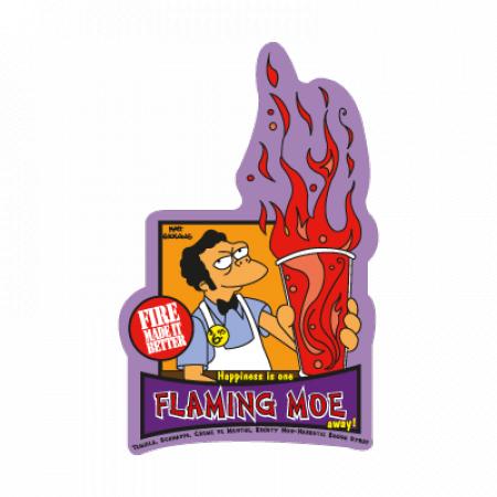 The Simpsons Flaming Moe Vector Logo