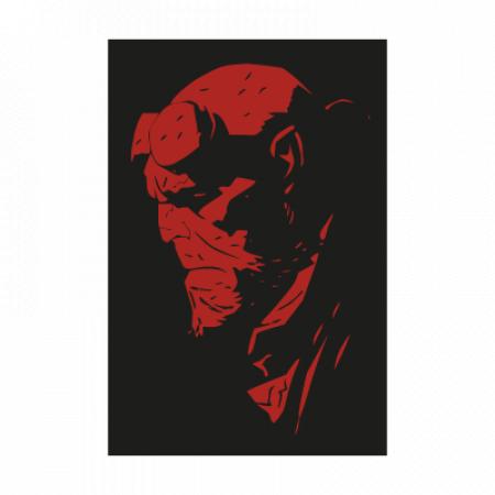 Hellboy Art Vector Logo