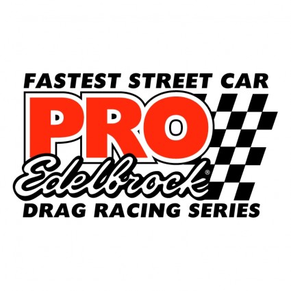 Pro Edelbrock Drag Racing Series Logo