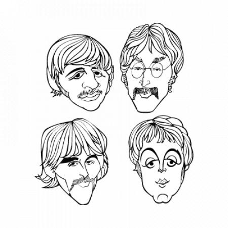 The Beatles Band Vector Logo