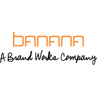 Banana  A Brand Works Company Logo