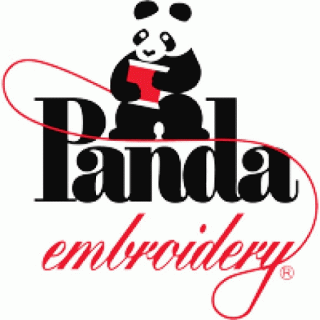 Panda Embroidery Logo