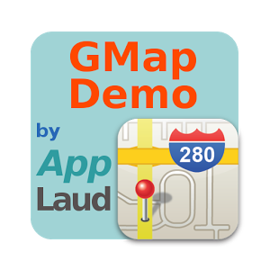 GMap Demo by App Laud Logo