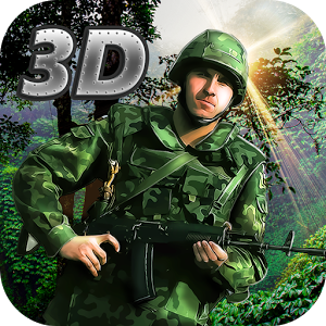 Jungle Commando 3D Shooter Logo