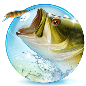  Lets Fish Sport Fishing Game Logo